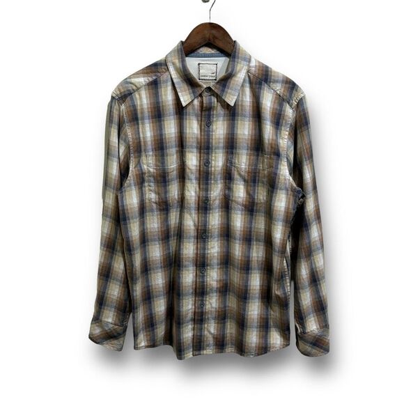 Horny Toad Men's‎ Plaid Button Down Shirt Size Medium 23 x 30 - Picture 1 of 7